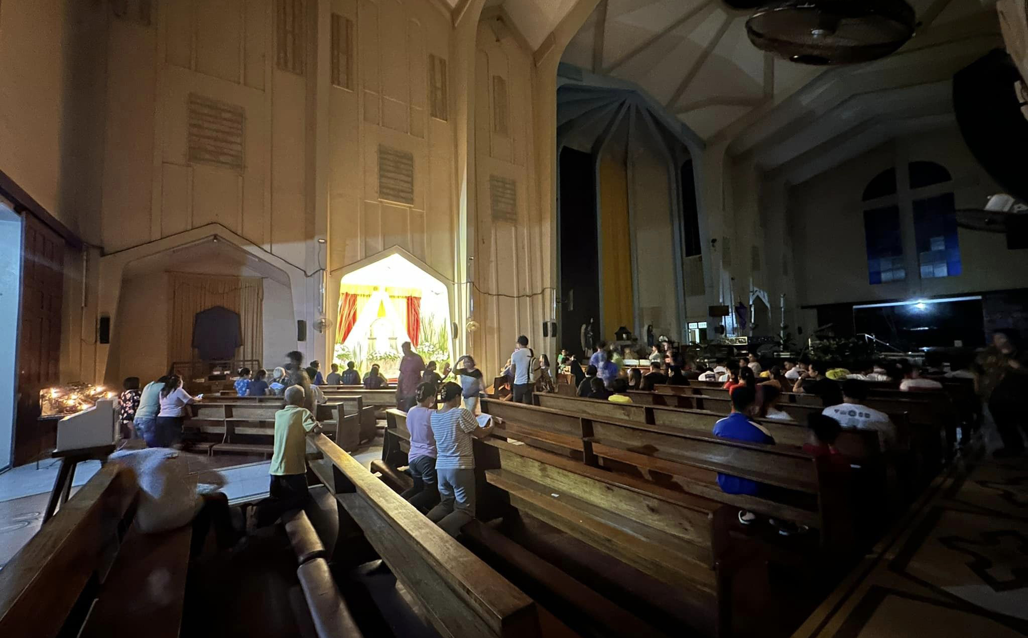 The Redemptorist Church in Dumaguete City on Maundy Thursday 2024