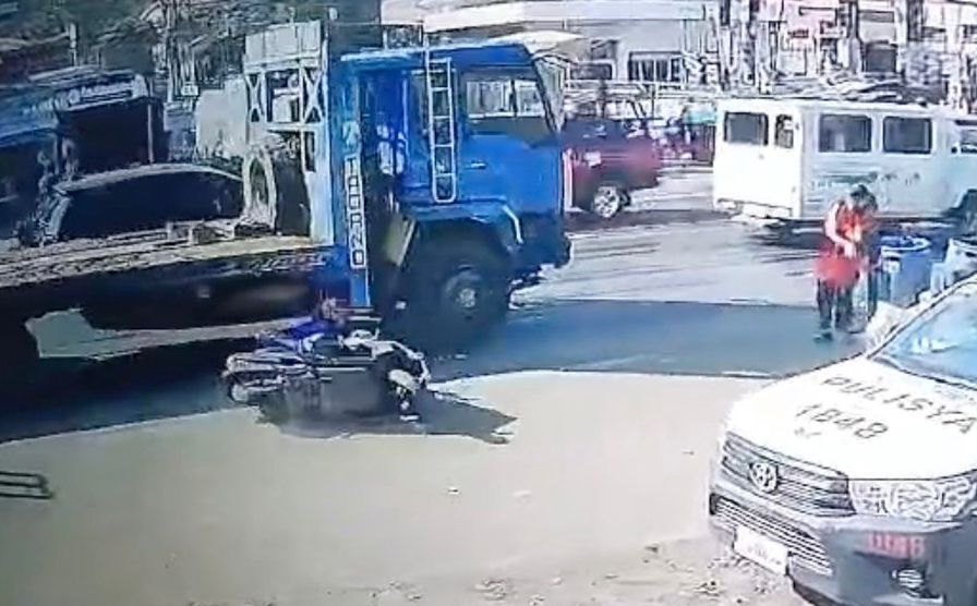 Image from CCTV footage courtesy of Cagayan de Oro City Police Station 6