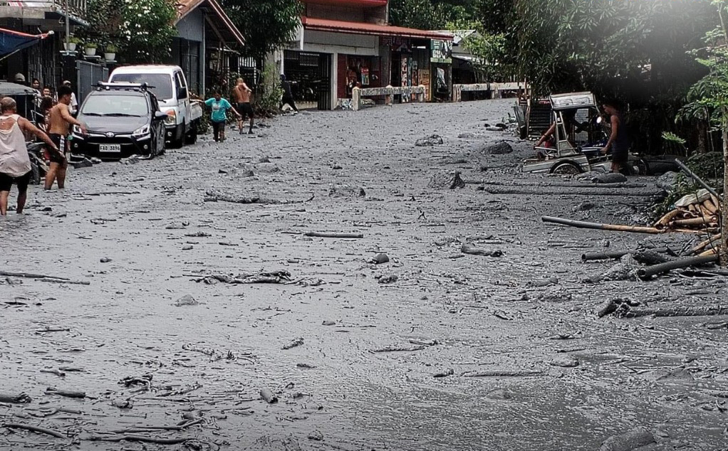 File photo of lahar flow in June 2024 | Courtesy: Sammy Abendan