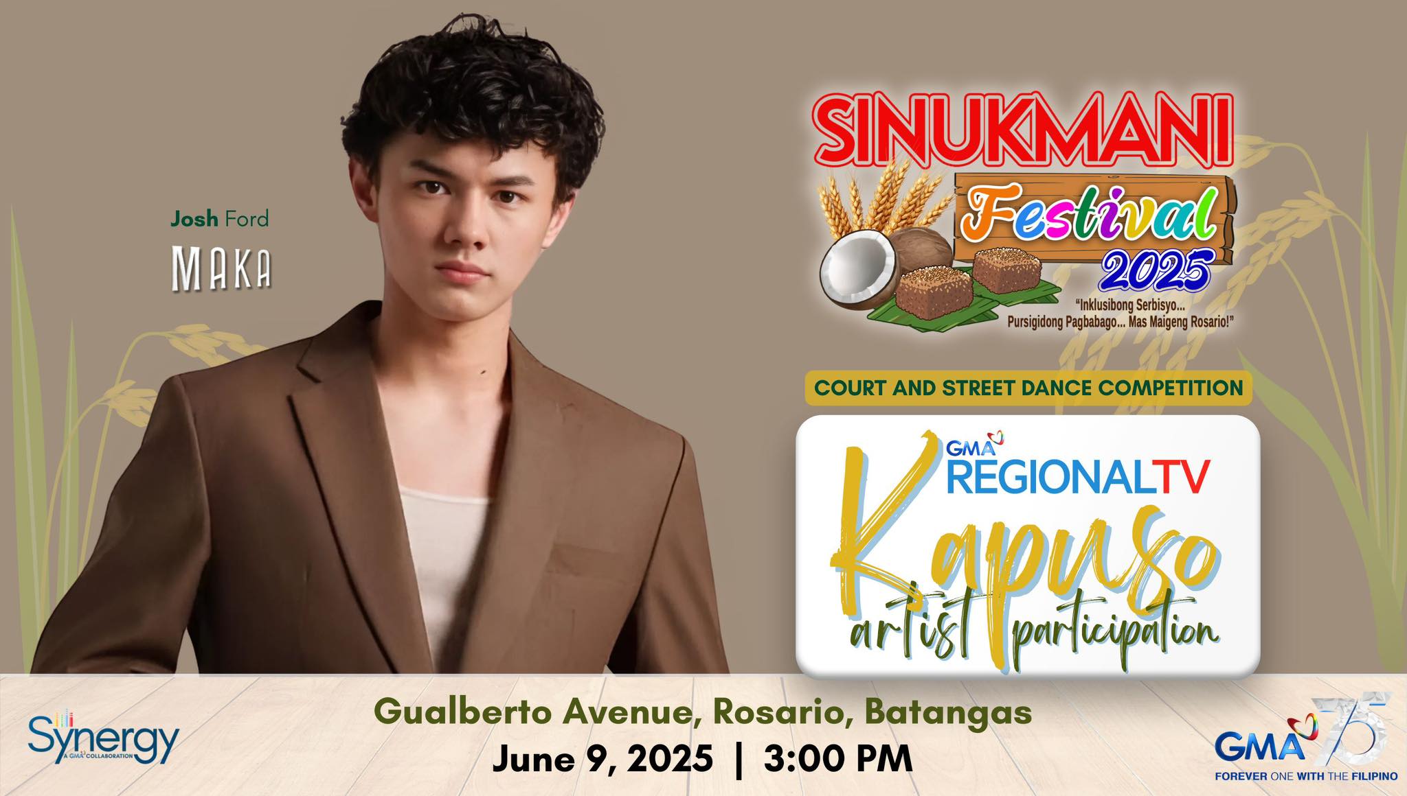 Card from GMA Regional TV and Synergy