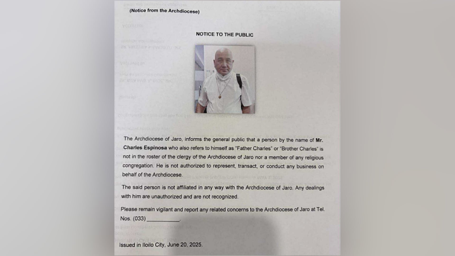 Image courtesy: Commission on Social Communications - Archdiocese of Jaro