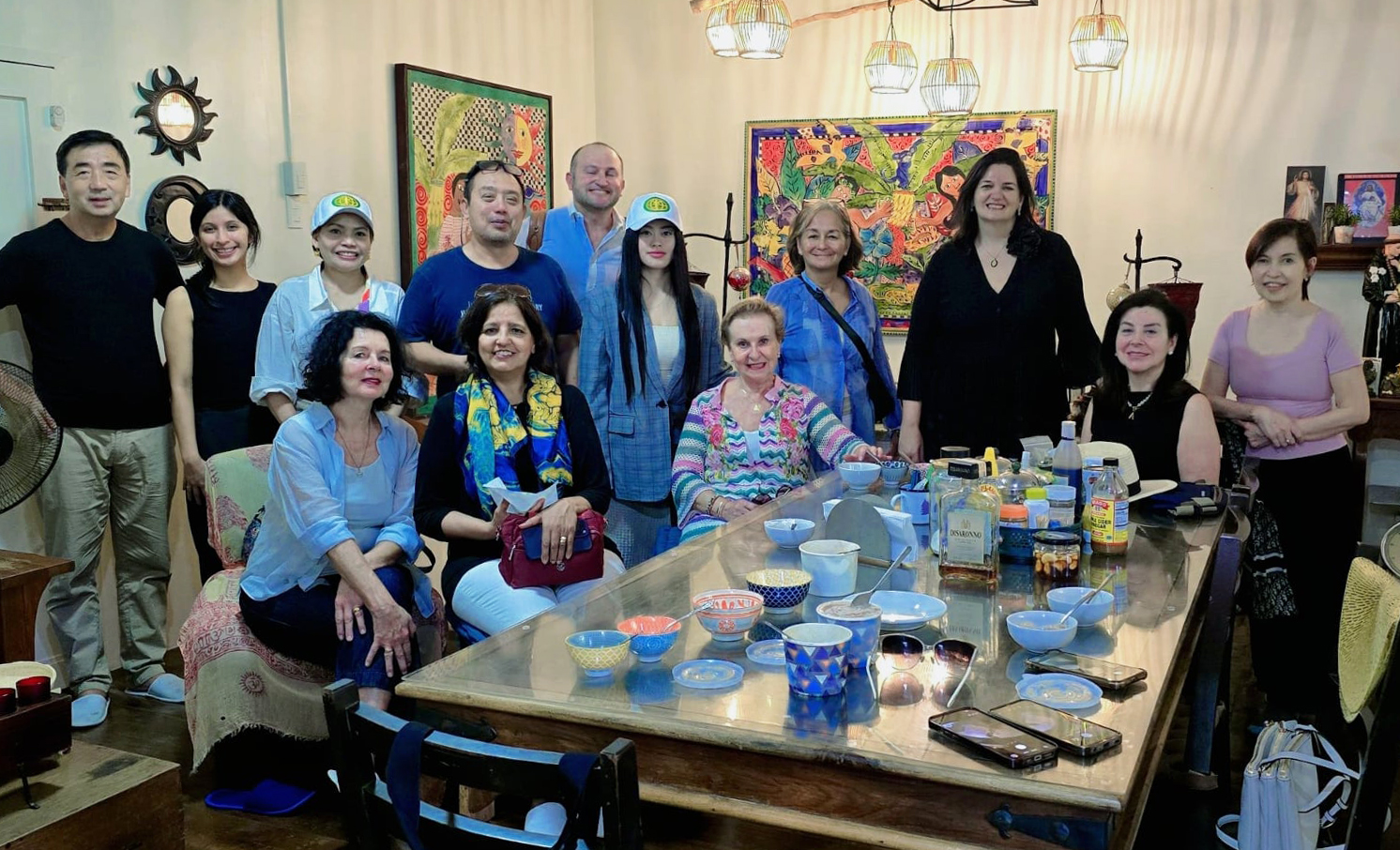 International delegates with permaculturist businessman Joel Lee | Contributed photo