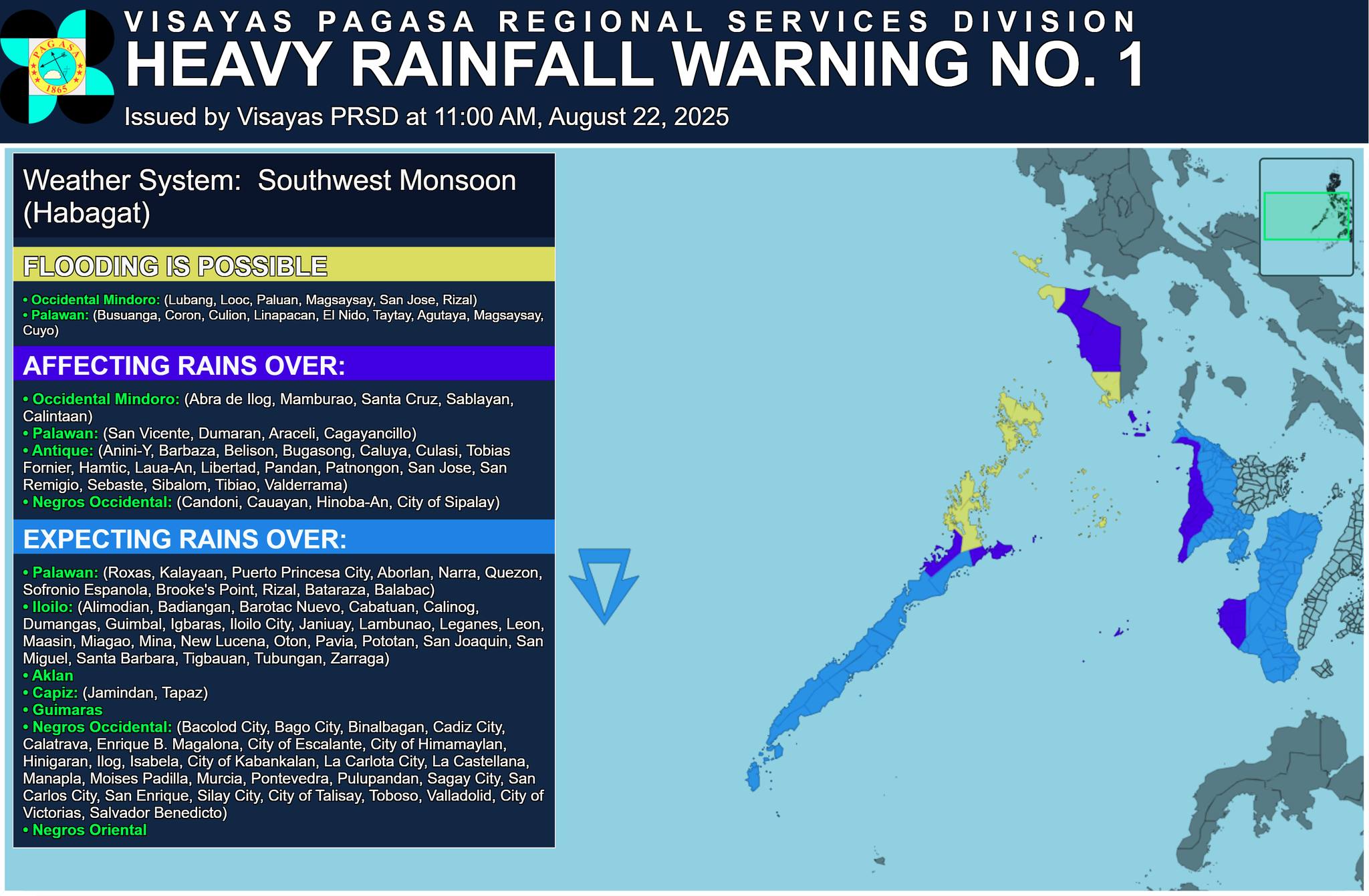 Image courtesy: DOST-PAGASA/Visayas PRSD