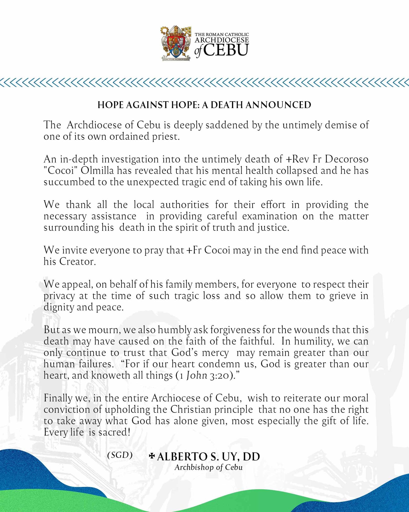 Image courtesy: The Roman Catholic Archdiocese of Cebu