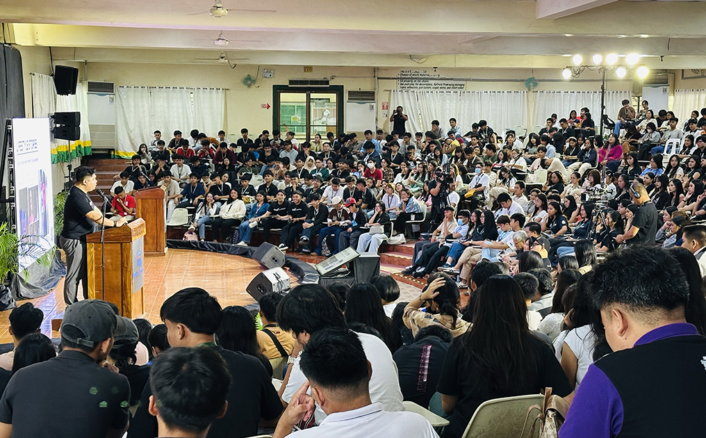 The Masterclass session at Notre Dame of Dadiangas University in General Santos City