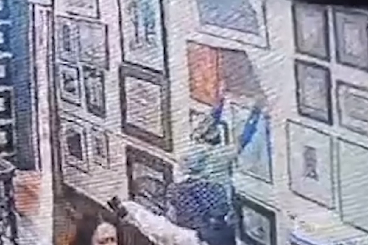 Image from Hofileña Museum CCTV footage