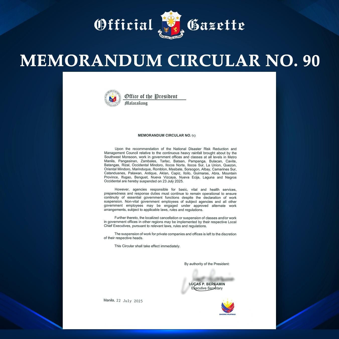 Image courtesy: Official Gazette of the Republic of the Philippines