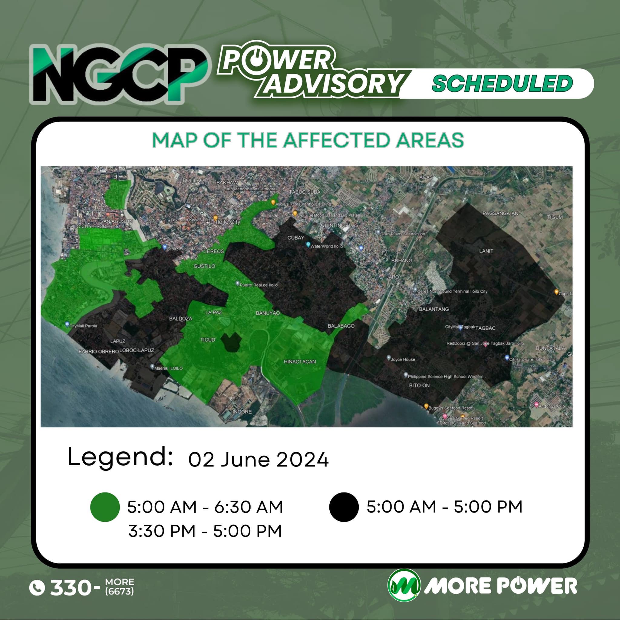 Card courtesy: NGCP/MORE Power