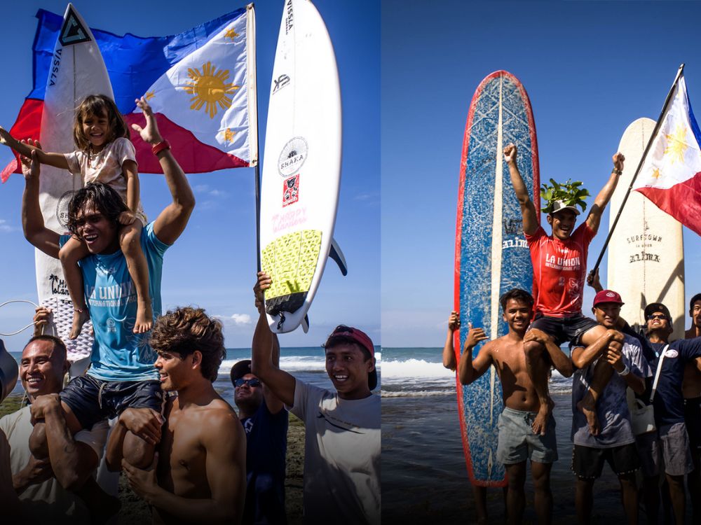 Photos courtesy of Leeroy Guzman/United Philippine Surfing Association