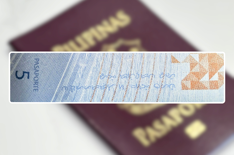 The Baybayin in the Philippine passport
