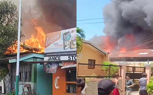 Fire Hits Residential Areas In Toledo City And Davao City