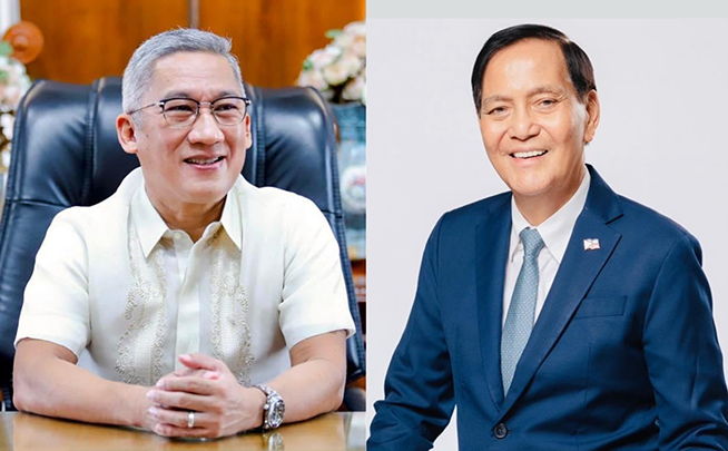 Mandaue Mayor Jonas Cortes and Cebu City Mayor Michael Rama