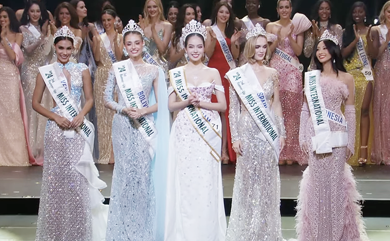 Image from Miss International livestream