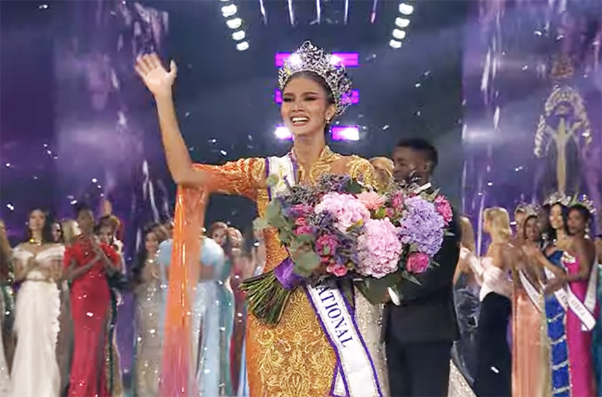 Image courtesy of the Miss Supranational livestream