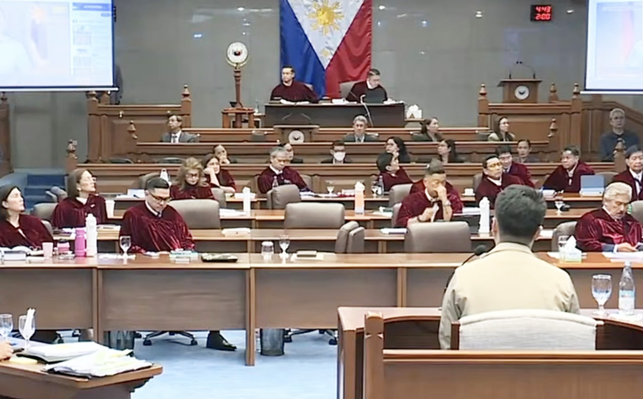 The Senate impeachment court 2026 | Screenshot from livestream