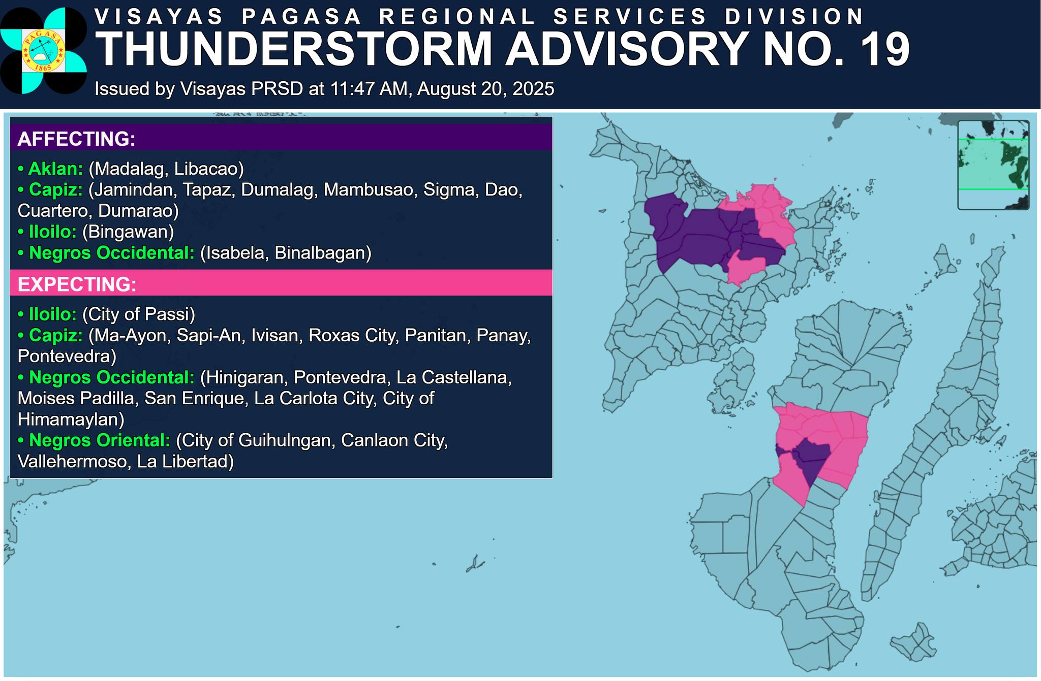 Image courtesy: DOST-PAGASA/Visayas PRSD