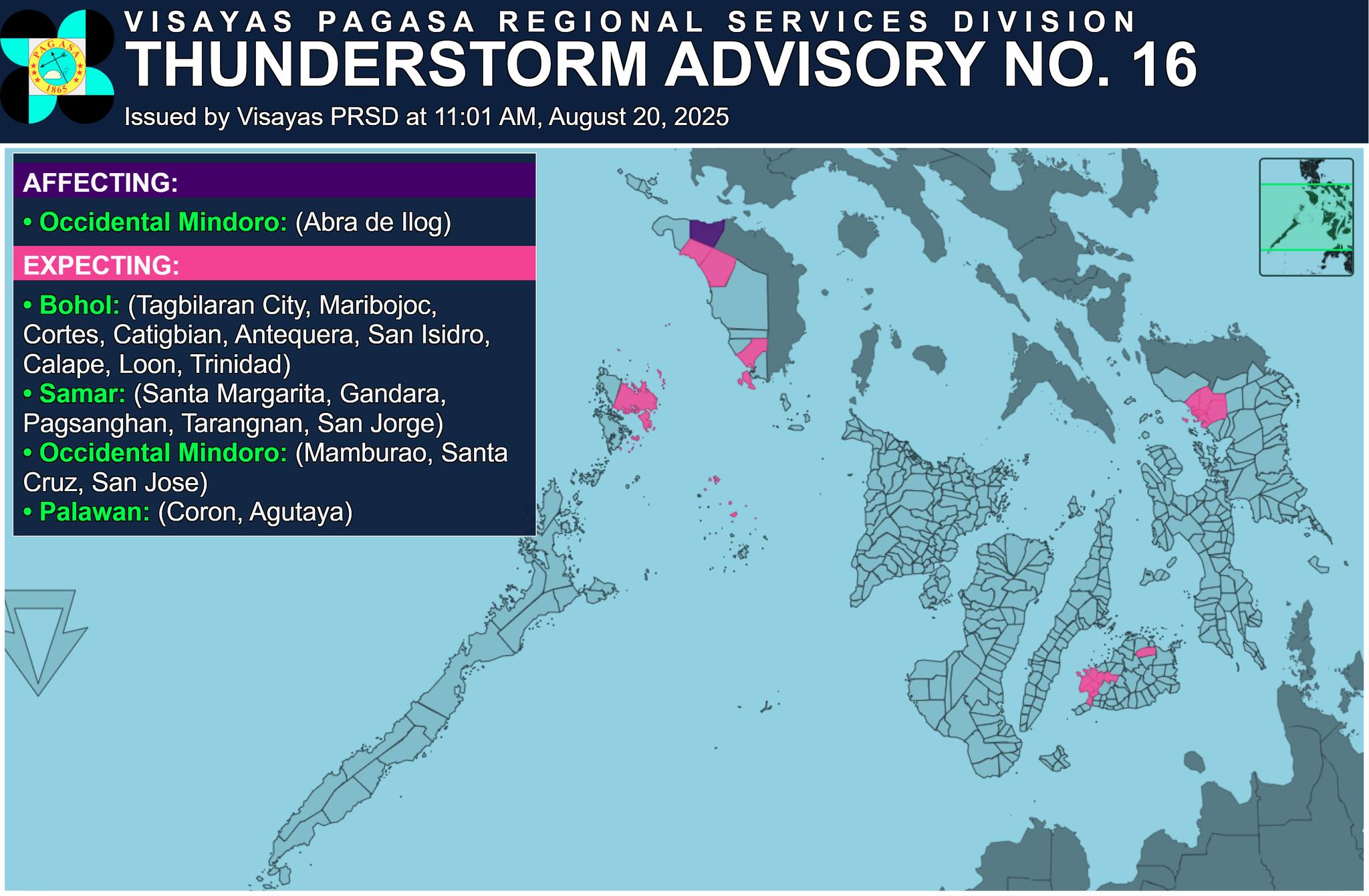 Image courtesy: DOST-PAGASA/Visayas PRSD