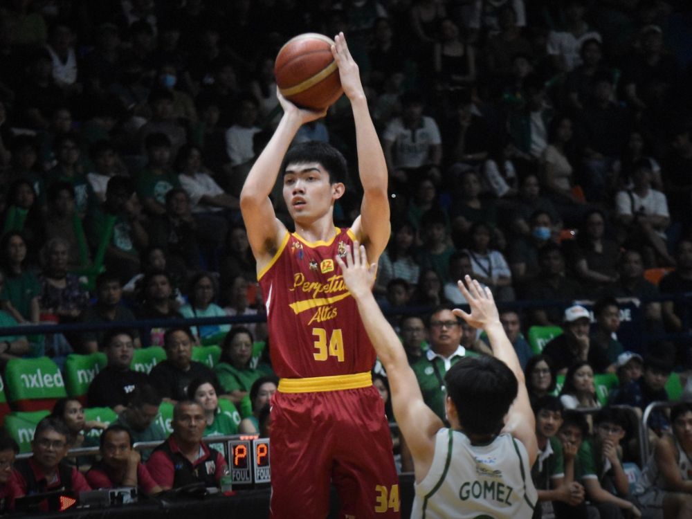 Lebron Jhames Daep rises for a jumper in Game 2 of the NCAA 100 Juniors Finals | Photo: Ian Esparaga