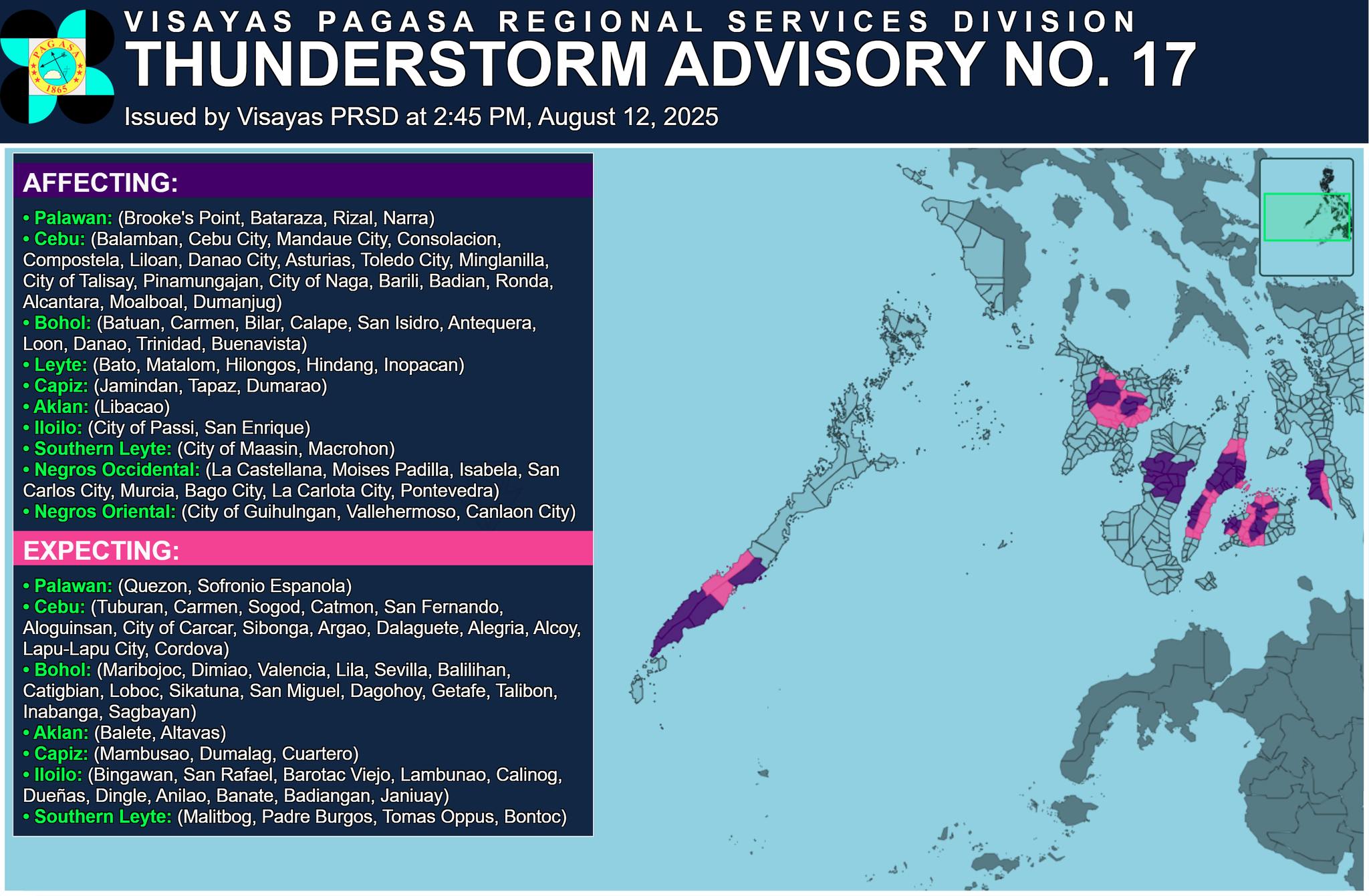 Image courtesy: DOST-PAGASA/Visayas PRSD