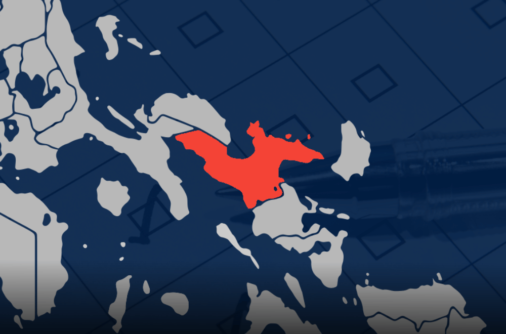 Highlighted map of Camarines Sur
