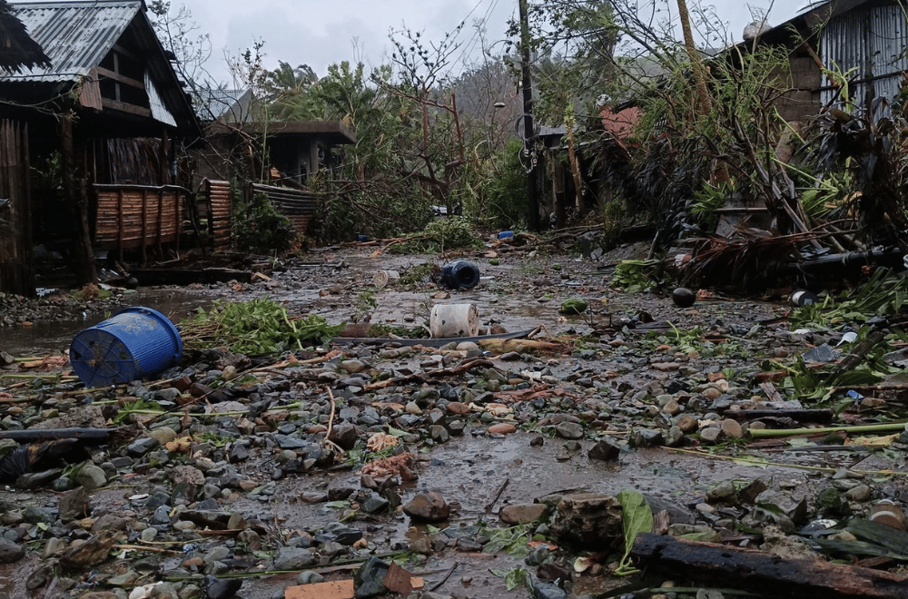 The aftermath of Super Typhoon Pepito in Viga, Catanduanes | Photo courtesy: Ricky Valenzuela Tid