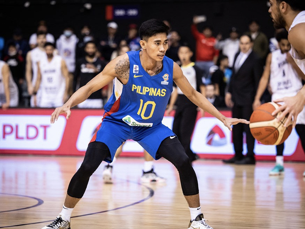 Gilas Pilipinas’ Rhenz Abando. (Photo: FIBA Basketball)