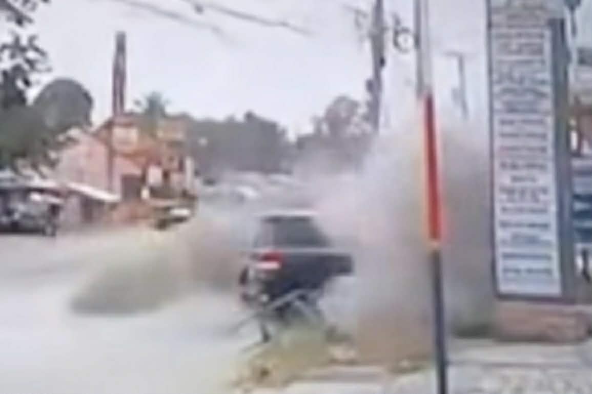 Image from video of Vice Mayor Hadji Oping Ampatuan via GMA News