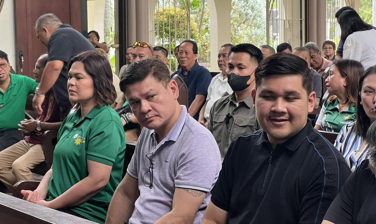 Sara Duterte, Pulong Duterte and Rigo Duterte (File photo)