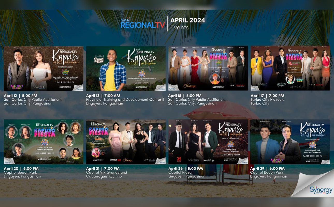 An eventful April 2024 brought to you by GMA Regional TV | Photo courtesy: GMA Regional TV