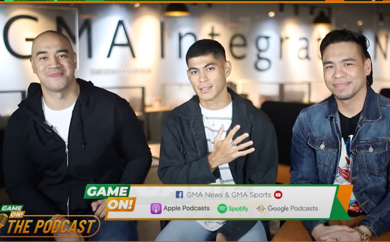 GMA's first sports pod, "Game On! The Podcast" premiered on April 12 | Photo: GMA Sports
