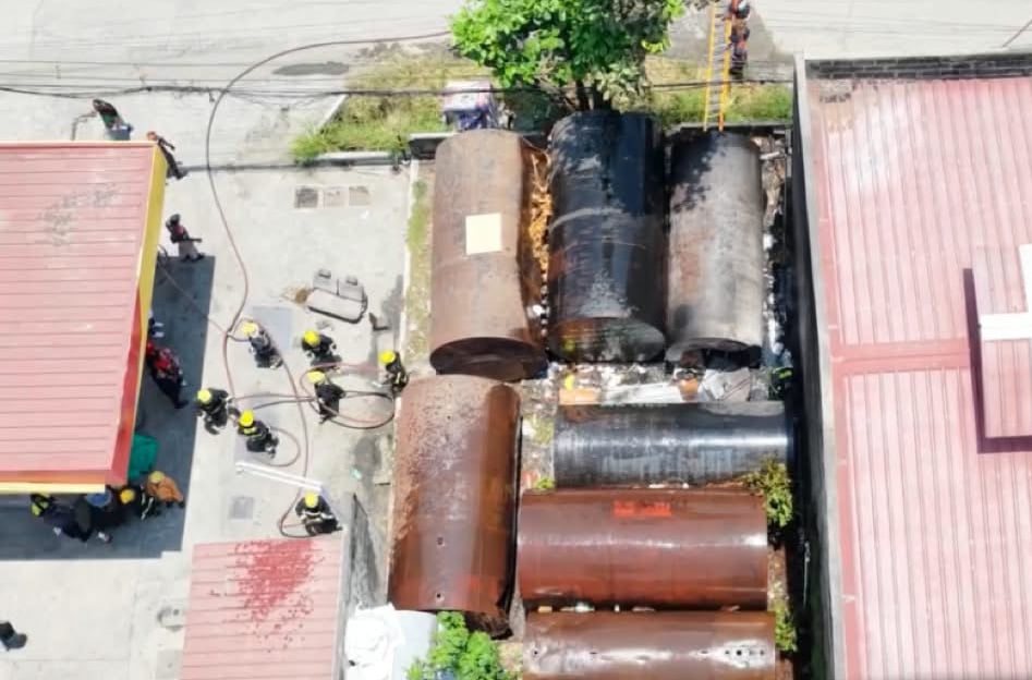 Image from video via BFP R10 Cagayan de Oro Fire District