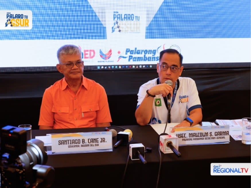 AgSur Gov. Santiago B. Cane Jr & USec. Malcolm Garma | Photo: Karen Tolenada