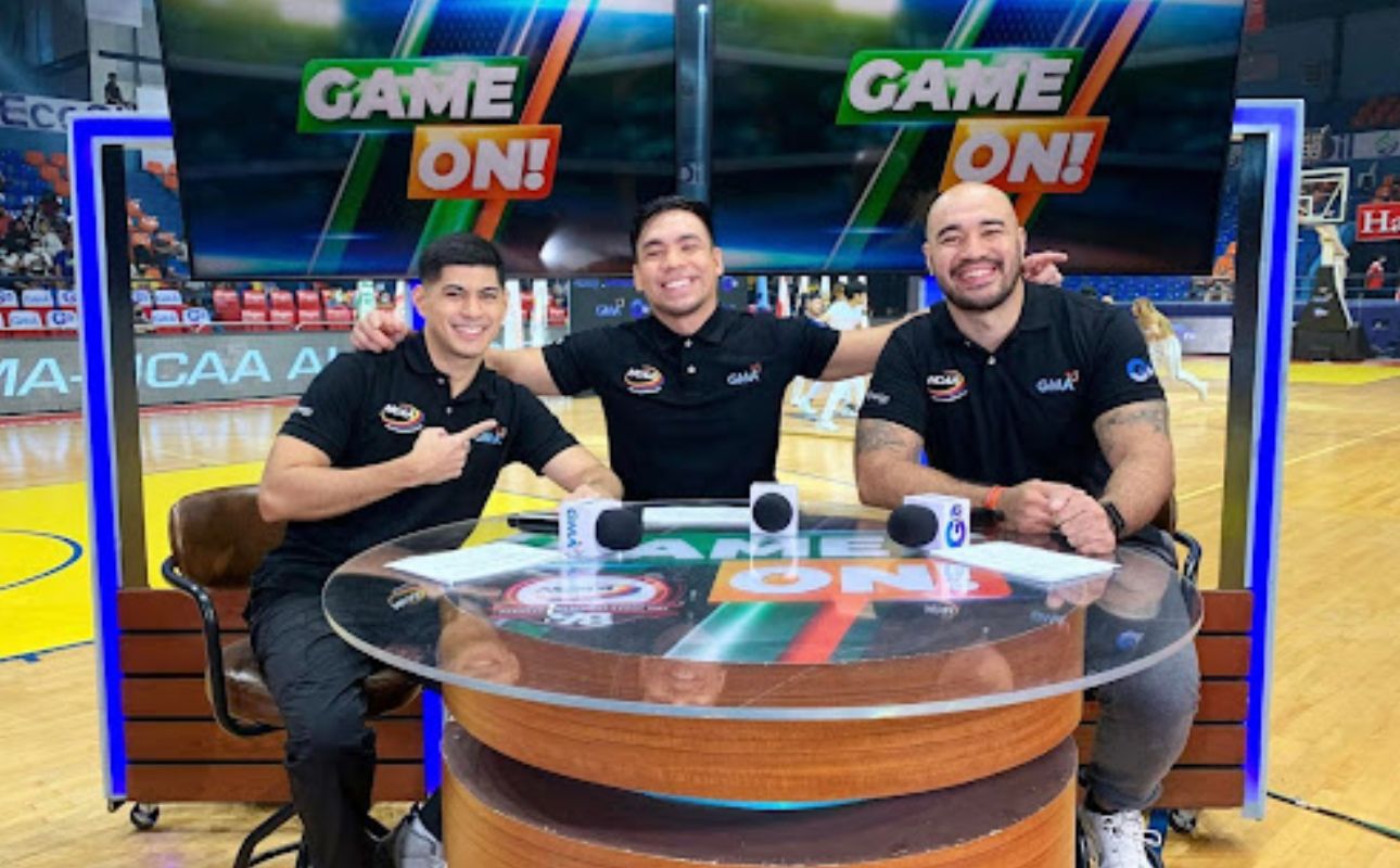 "Game On! Podcast" will be hosted by (L-R) Martin Javier, Anton Roxas, and Coach Hammer