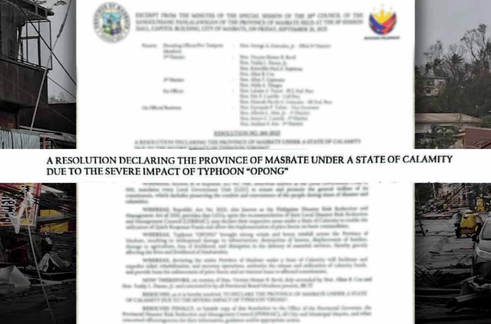 Aftermath of #OpongPH in Masbate photo courtesy: Jay-Ar Domalaon
