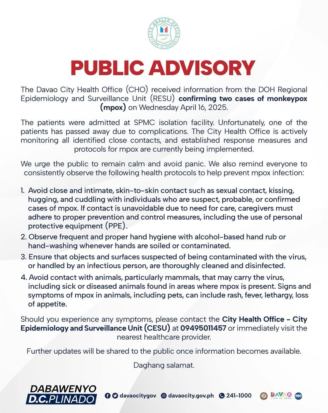 Photo courtesy: City Government of Davao/Facebook