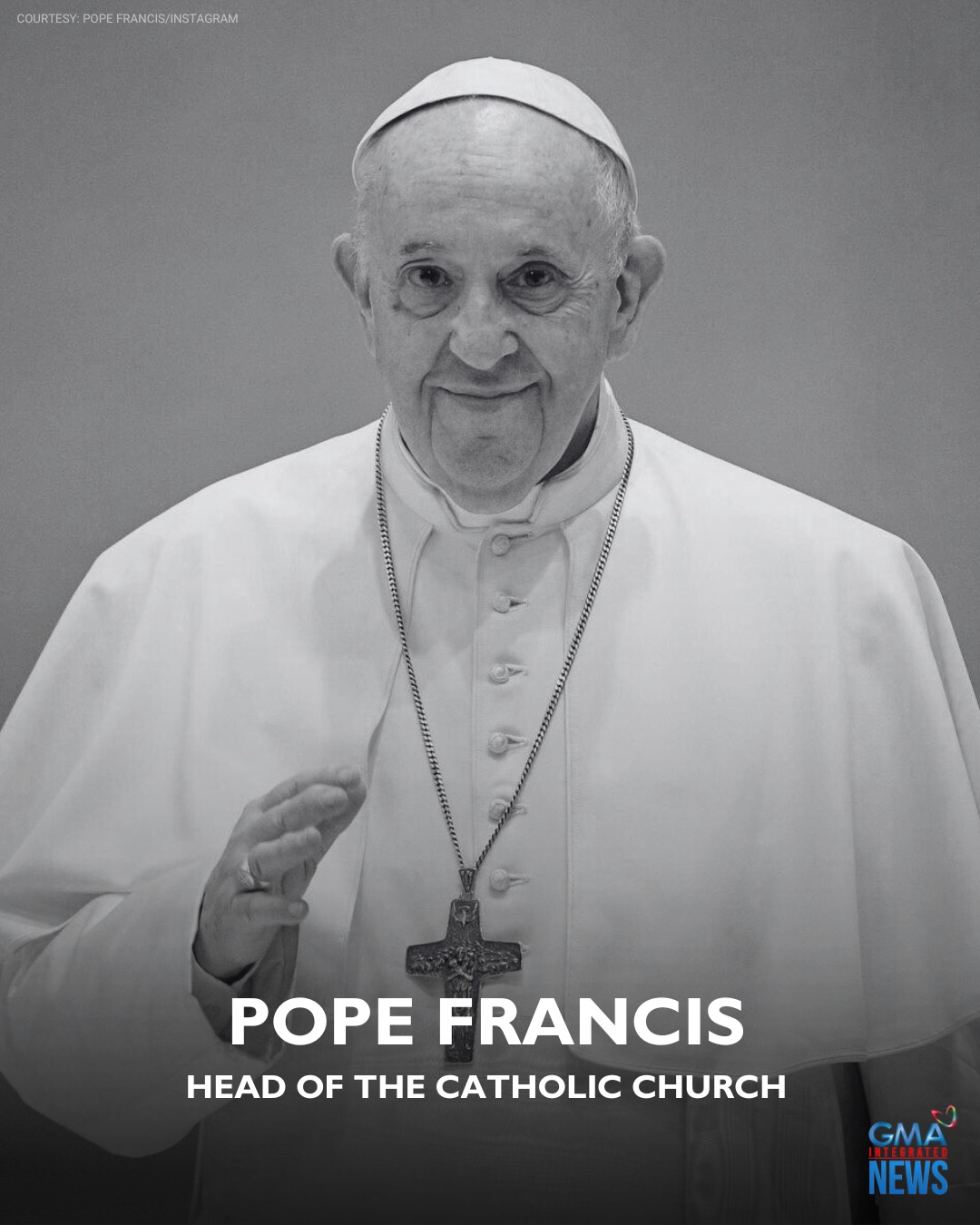 Photo courtesy: Pope Francis/Instagram