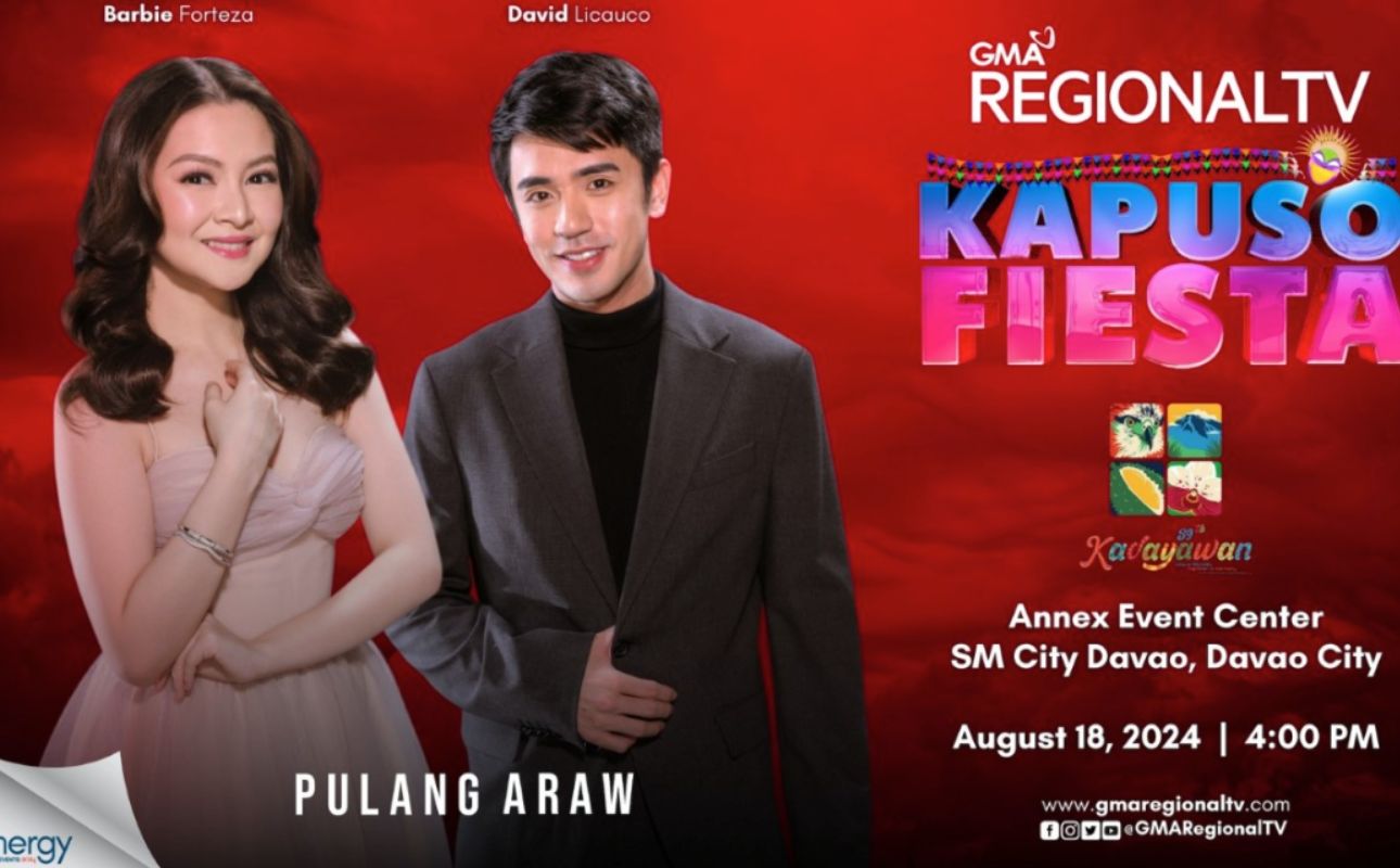 Barbie Forteza and David Licauco will headline Kadayawan Festival 2024 on Sunday, August 18