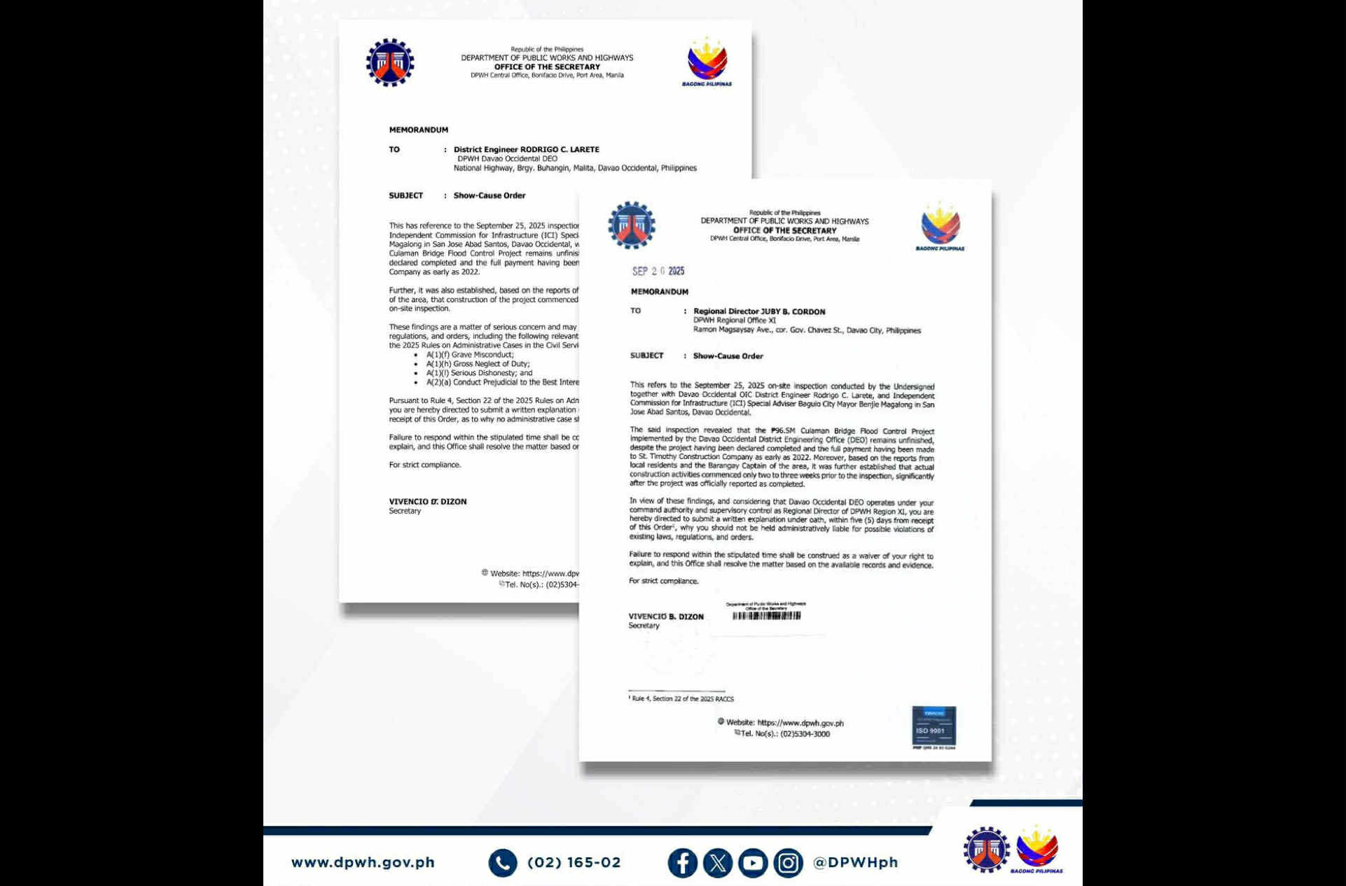 Photo courtesy: DPWH/Facebook