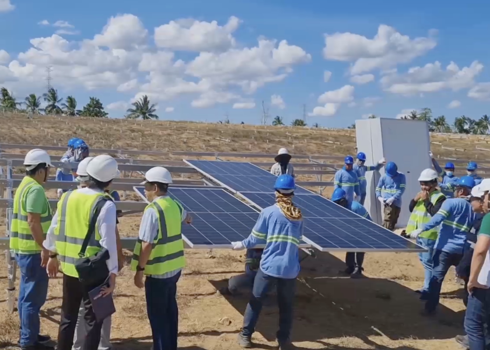 1st solar power project in Bohol starts in Dagohoy