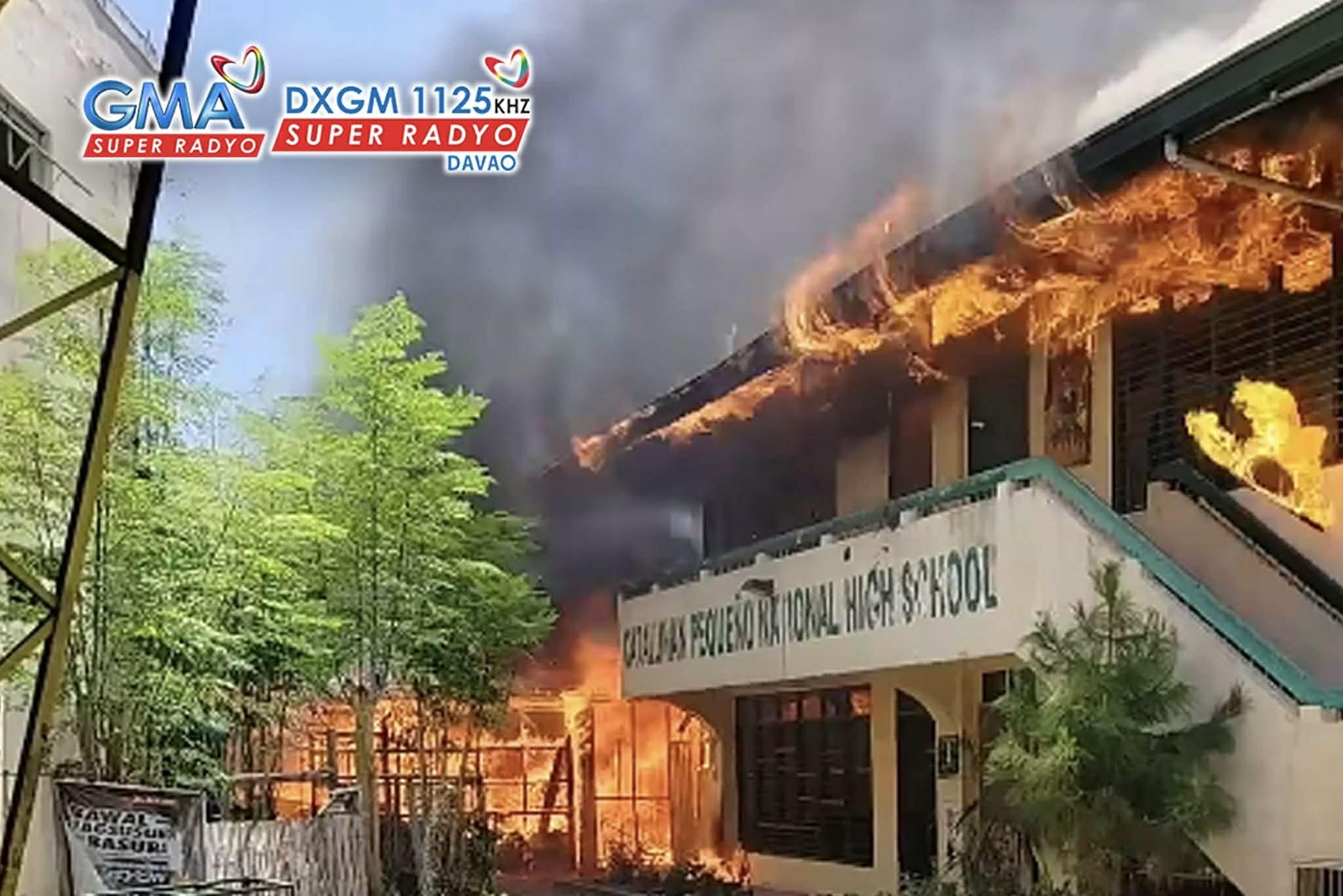 Photo via John Ryan Calonia, GMA Super Radyo Davao