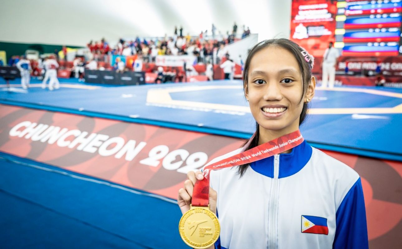 Gold medalist Tachiana Mangin at the 2024 Chuncheon games | Photo: World Taekwondo/FB