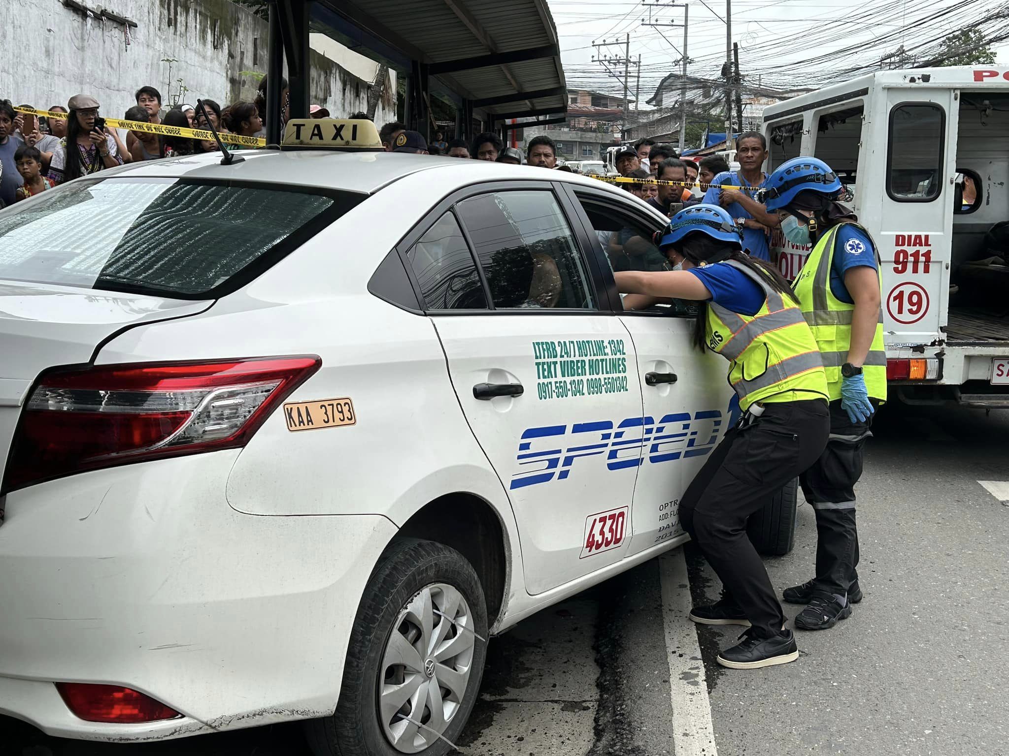 Taxi passenger shot dead in Davao City