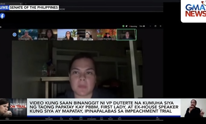 Image from livestream via GMA News