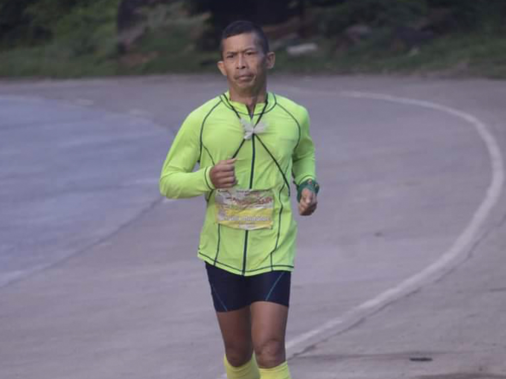 Virgilio Undaloc during the Mindanao 700K ultramarathon. Photo: Aveng Undaloc
