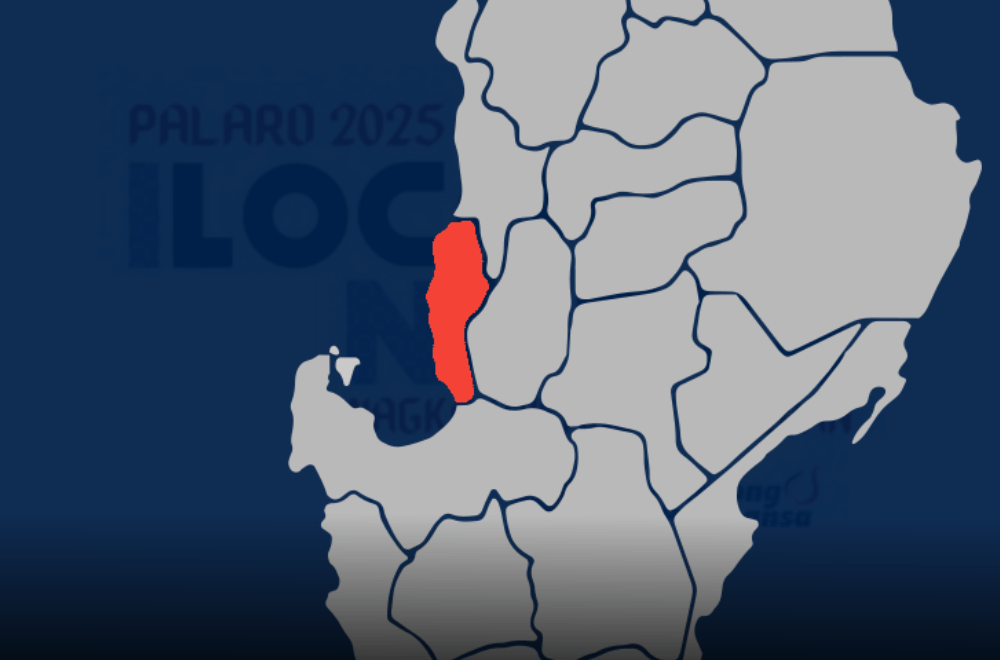 Highlighted map of La Union | Background photo courtesy: Palarong Pambansa 2025