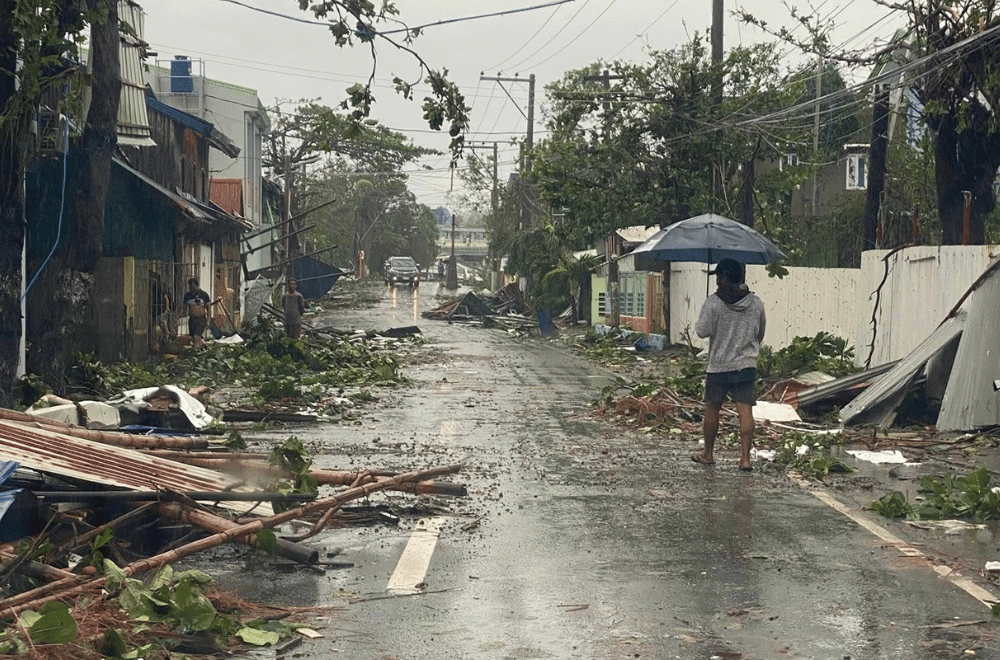 Aftermath of #EmongPH in the City of San Fernando, La Union | Photo courtesy: Ian Dominic Tabio