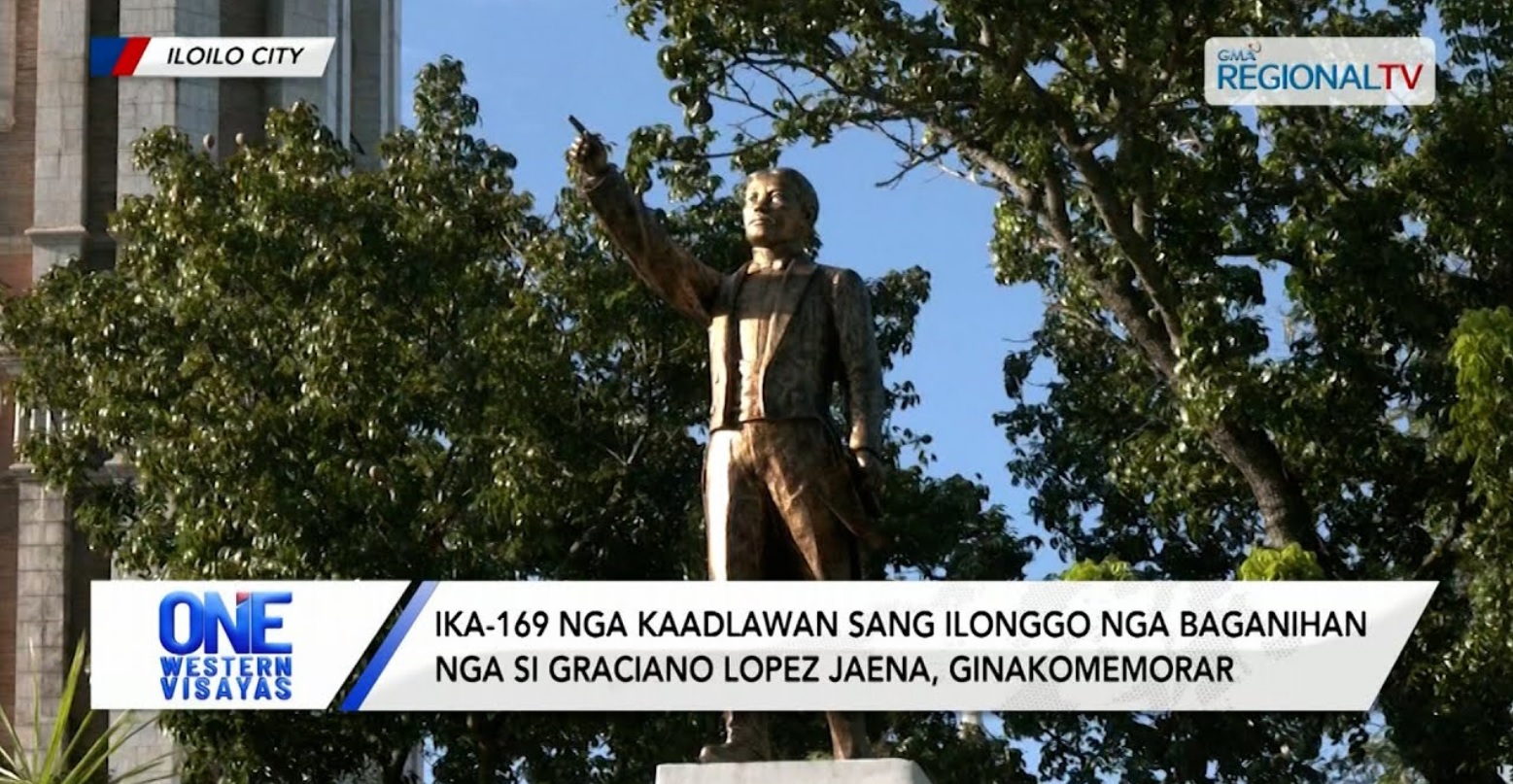Ika-169 nga kaadlawan sang Ilonggo nga baganihan nga si Graciano Lopez Jaena, ginakomemorar