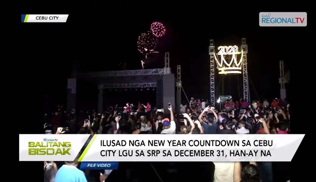 New Year countdown sa Cebu City, December 31 ipahigayon sa SRP