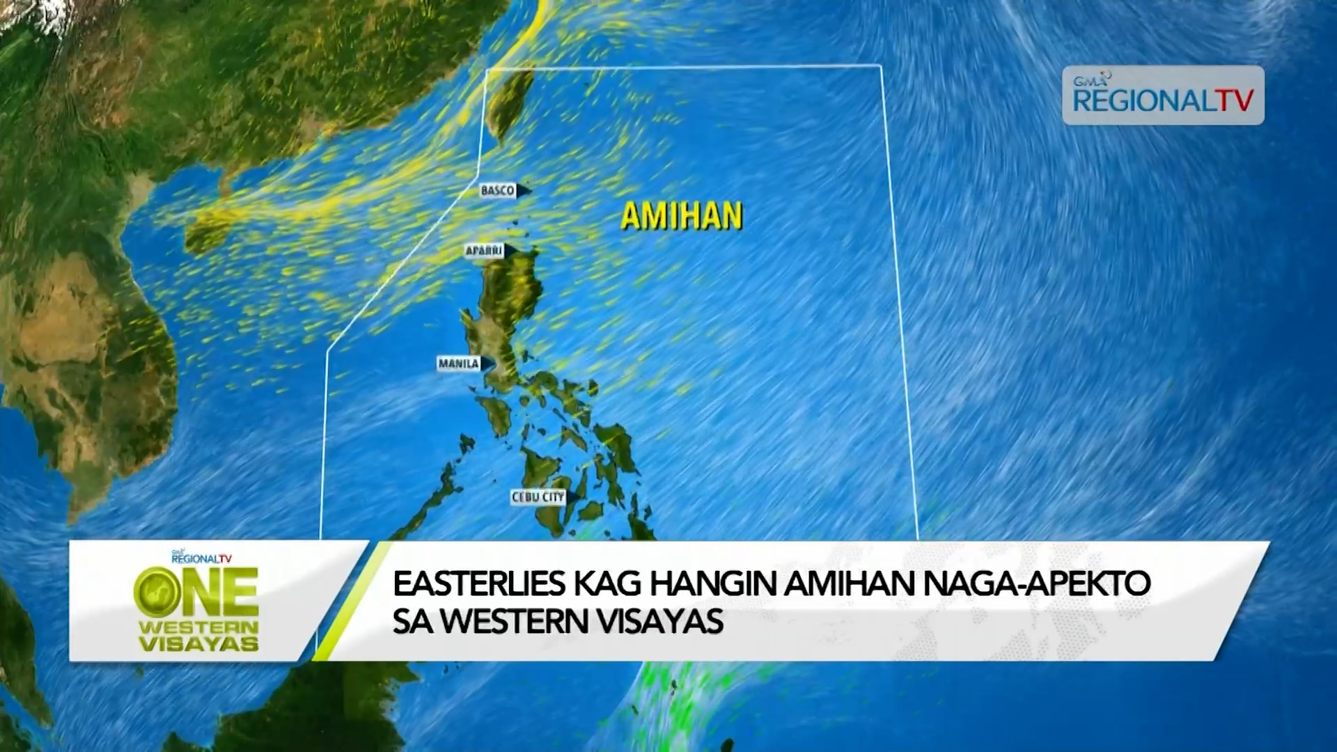 Easterlies kag hangin amihan naga-apekto sa Western Visayas