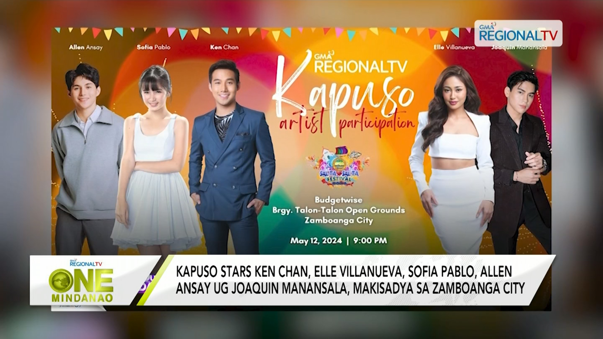 Kapuso Stars makisadya sa Zamboanga City